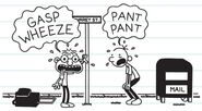 Greg and Fregley gasping and panting