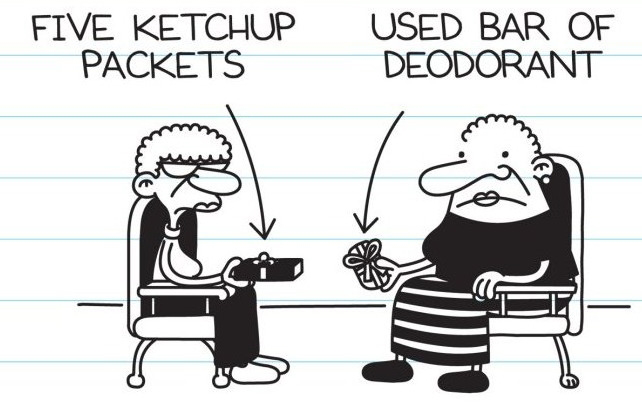 Great Aunt Martha and Great Aunt Beatrice Diary of a Wimpy Kid