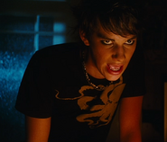 Rodrick trying to scare Greg and Rowley