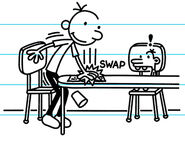 Greg does the magic tricks to Manny