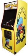 A real life Pac-Man arcade game.