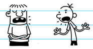 Rowley and Greg argue about skipping