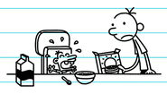 Manny throws a tantrum over cereal