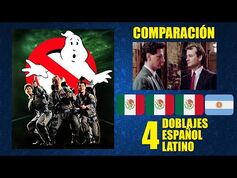 Los Cazafantasmas -1984- Comparación de 4 Doblajes Latinos - Original y Redoblajes - Español Latino