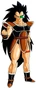 Raditz en Dragon Ball Z y en Dragon Ball Z Kai.