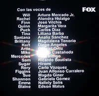 Créditos de doblaje de "En camino".