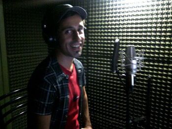 Ariel Cister grabando