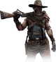 Erron Black también en la franquicia de Mortal Kombat.