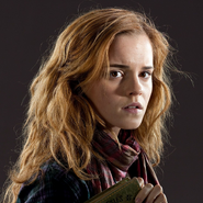 Hermione Granger en la saga de Harry Potter desde la 4.ª película hasta el final de la saga.