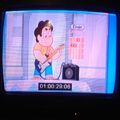 Foto durante la grabación del corto Hora de la Canción de Steven.