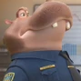 Oficial Higgins en Zootopia.