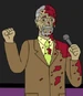 Morgan Freeman in blood