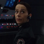 Oficial de la Primera Orden (Kate Dickie) en Star Wars Episodio VIII: Los últimos Jedi.