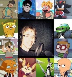 Fernando y algunos de sus personajes.jpg