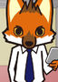 Ookami en Aggretsuko.