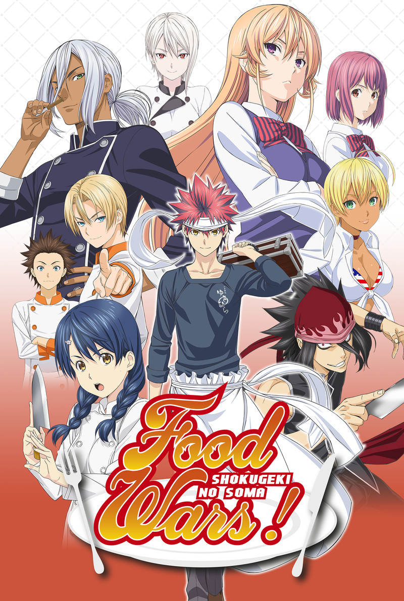 Food Wars Shokugeki No Soma  Jiraiya y naruto, Personajes de anime,  Artistas
