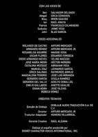 Créditos de Disney +.