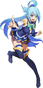 Aqua en la franquicia de KONOSUBA -God's blessing on this wonderful world!.