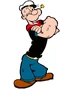 Popeye en Popeye el marino: Aladino y la lámpara maravillosa (2do doblaje) y La casa de los dibujos.
