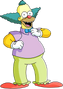 Krusty, el payaso en Los Simpson (algunos episodios).