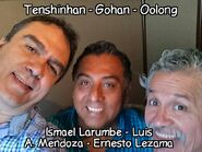 Luis Alfonso Mendoza, Ismael Larumbe y Ernesto Lezama en grabaciones (13/08/16).