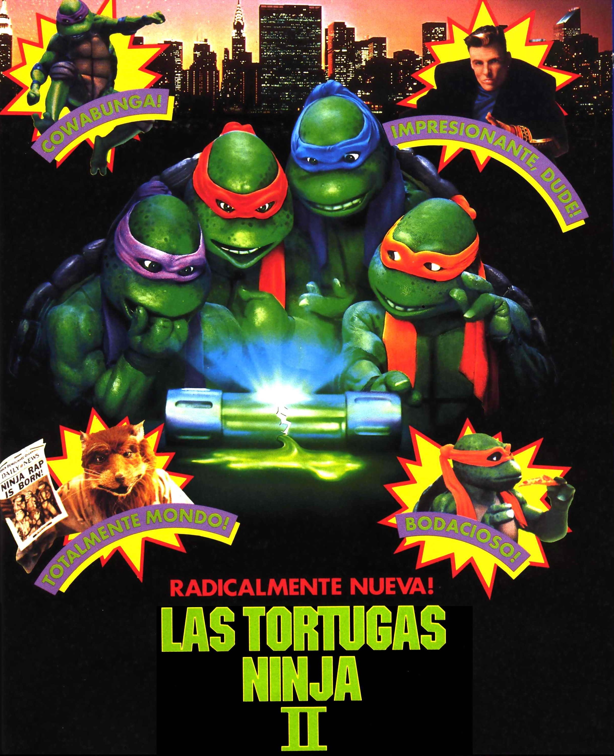 Las Tortugas Ninja II, Doblaje Wiki