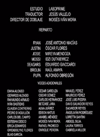 Créditos de doblaje (incluido Disney +)