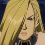 Olivier Mira Armstrong en Fullmetal Alchemist: Brotherhood (versión Funimation).