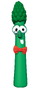 Archibald Esparrago en el doblaje miamense de VeggieTales.