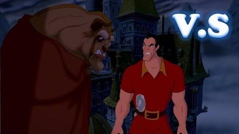 Batalla Disney "Bestia vs Gaston" La Bella Y La Bestia