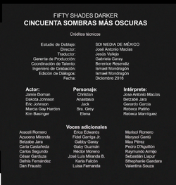 Cincuenta Sombras Mas Oscuras = Fifty Shades Darker: 2