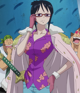 Tashigi (1ª voz) en One Piece (4Kids).