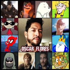 Óscar Flores.Doblaje