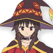 Megumin en Konosuba ¡Bendito sea este mundo maravilloso!.