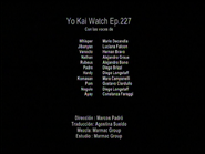 Créditos de doblaje de Yo-Kai Watch T02E27 (TV) (DXD)
