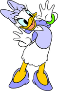 La voz de la Pata Daisy hasta 1984, otro de sus personajes más conocidos.