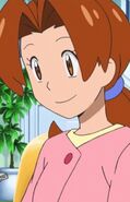 Delia Ketchum en Pokémon (temps. 1-7, 12-), su personaje más emblemático.