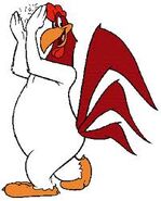 El Gallo Claudio en los redoblajes de 2003 de los Looney Tunes, en Looney Tunes: De nuevo en acción y en Lucas y el Espíritu de Navidad.