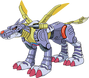 MetalGarurumon también en la franquicia de Digimon.