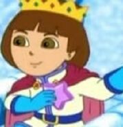 El príncipe del castillo en Dora, la exploradora.