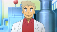 Profesor Samuel Oak en la franquicia de Pokémon, su personaje más conocido.