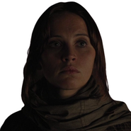 Jyn Erso (Felicity Jones) en Rogue One: Una historia de Star Wars, otro de sus personajes más conocidos.