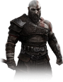 Kratos en God of War, su secuela y en su DLC.
