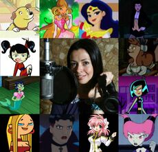 Rebeca y algunos de sus personajes.jpg
