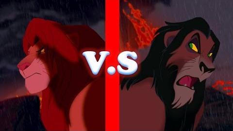 Batalla Disney "Simba VS Scar" El Rey Leon