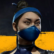 Kitana en Mortal Kombat 11.