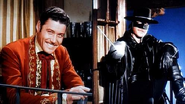 Diego de la Vega / El Zorro (Guy Williams) en El Zorro (1957) (eps. 1-27).