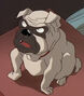 Frank el perro también en Hombres de negro: La serie animada.