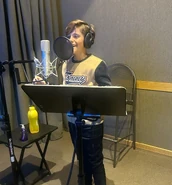 Iker García Meza grabando a Kabir.