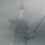 Arquero en la niebla en La leyenda del dragón milenario.